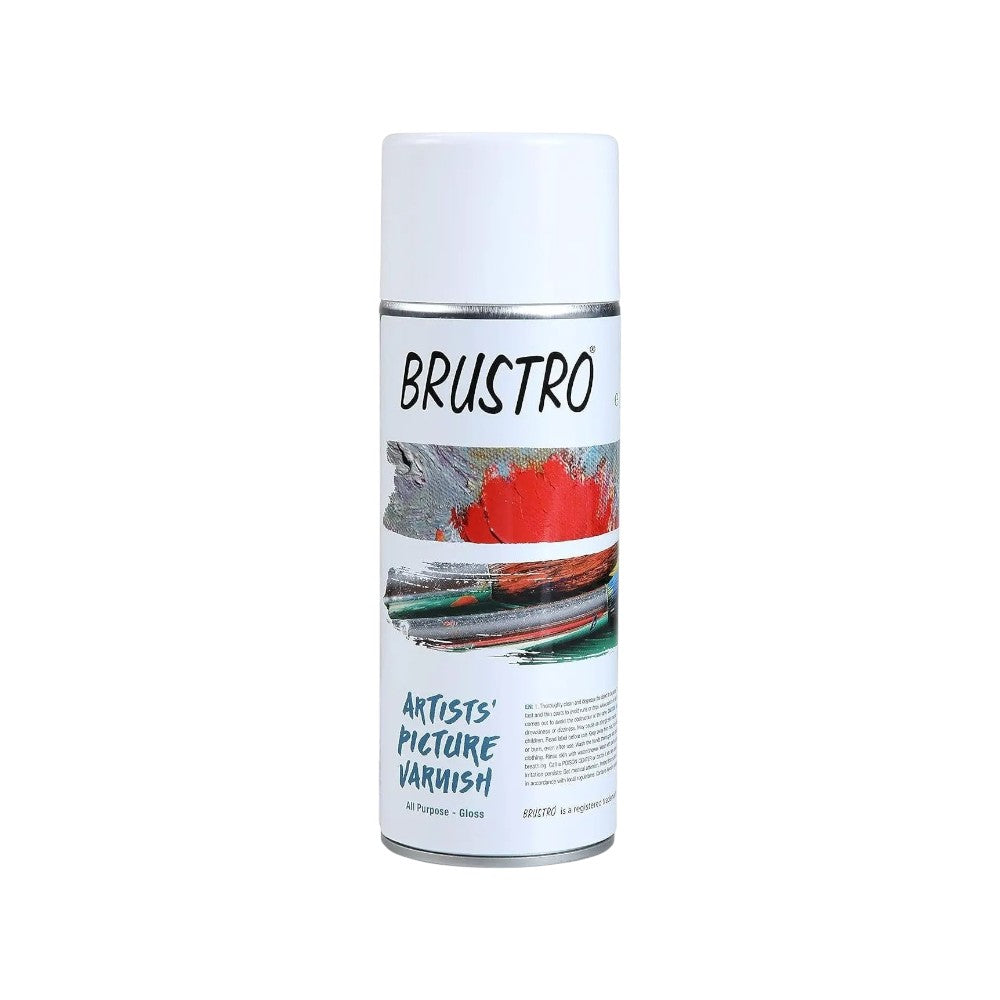 Brustro Gloss Varnish Spray 400ml – High Shine Finish